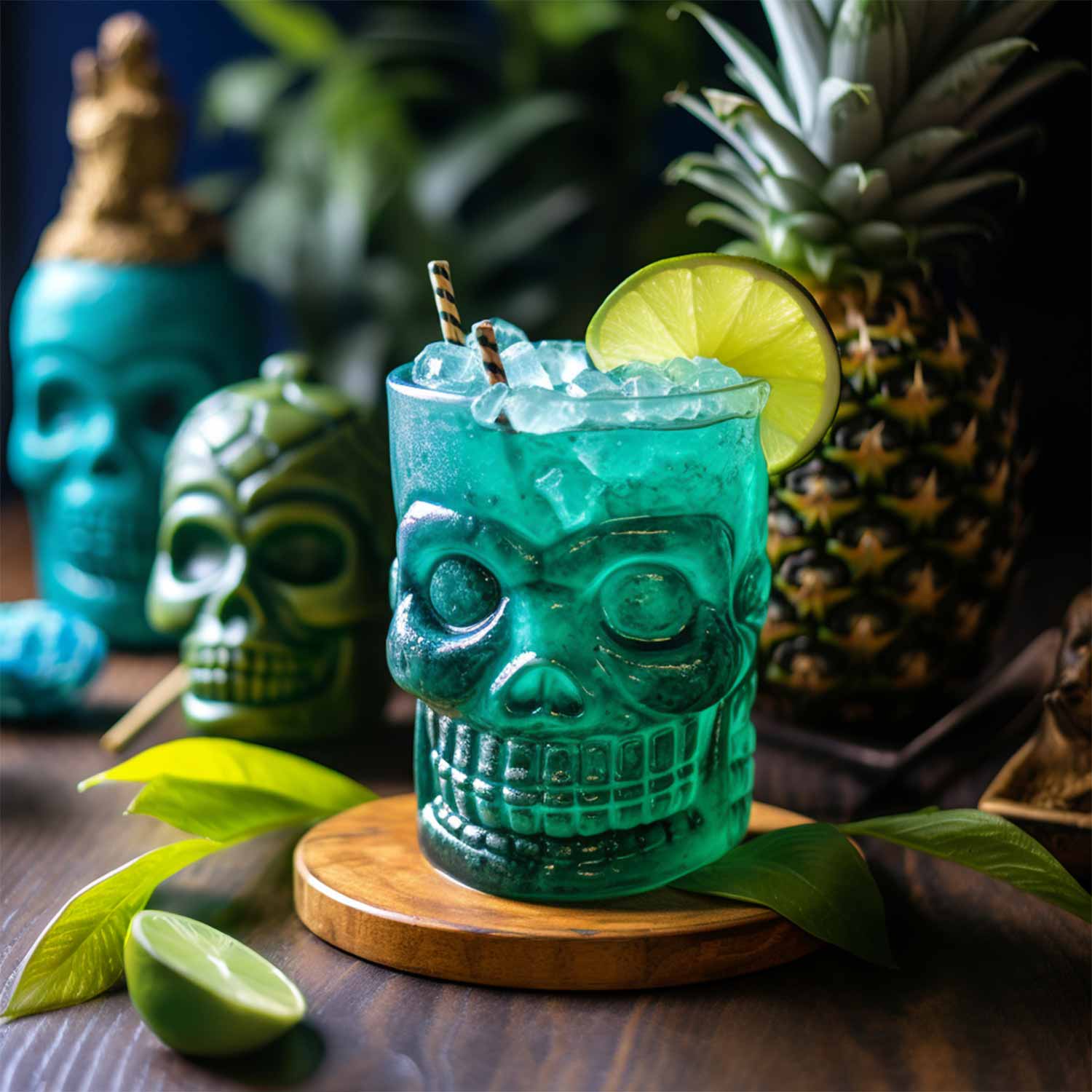 AI generated image of Zombie Zinger cocktail.
